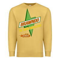 Antique Gold brawndo the thirst mutilator   idiocracy inspired active Premium Sweatshirt - PixelWave