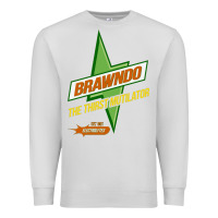 Dove Grey brawndo the thirst mutilator   idiocracy inspired active Premium Sweatshirt - PixelWave