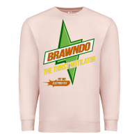 Pale Pink brawndo the thirst mutilator   idiocracy inspired active Premium Sweatshirt - PixelWave
