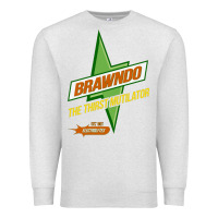 Oatmeal Heather brawndo the thirst mutilator   idiocracy inspired active Premium Sweatshirt - PixelWave
