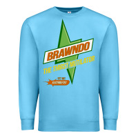 Ocean Blue brawndo the thirst mutilator   idiocracy inspired active Premium Sweatshirt - PixelWave