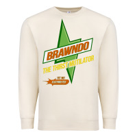 Sandshell brawndo the thirst mutilator   idiocracy inspired active Premium Sweatshirt - PixelWave
