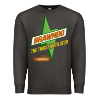 Smoke brawndo the thirst mutilator   idiocracy inspired active Premium Sweatshirt - PixelWave