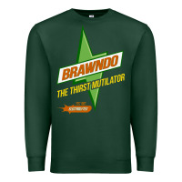 Sports Green brawndo the thirst mutilator   idiocracy inspired active Premium Sweatshirt - PixelWave