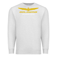 Oatmeal Heather goldwing Premium Sweatshirt - PixelWave