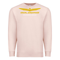 Pale Pink goldwing Premium Sweatshirt - PixelWave
