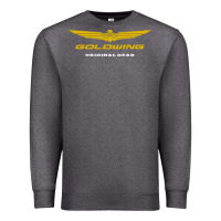 Charcoal Heather goldwing Premium Sweatshirt - PixelWave