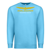 Ocean Blue goldwing Premium Sweatshirt - PixelWave
