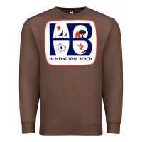 Chestnut Coat of arms of Huntington Beach Premium Sweatshirt - PixelWave
