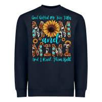 Navy god gifted me two titles mom and mimi  and i rock them both Heavyweight Sweatshirt - JahusDesignShop