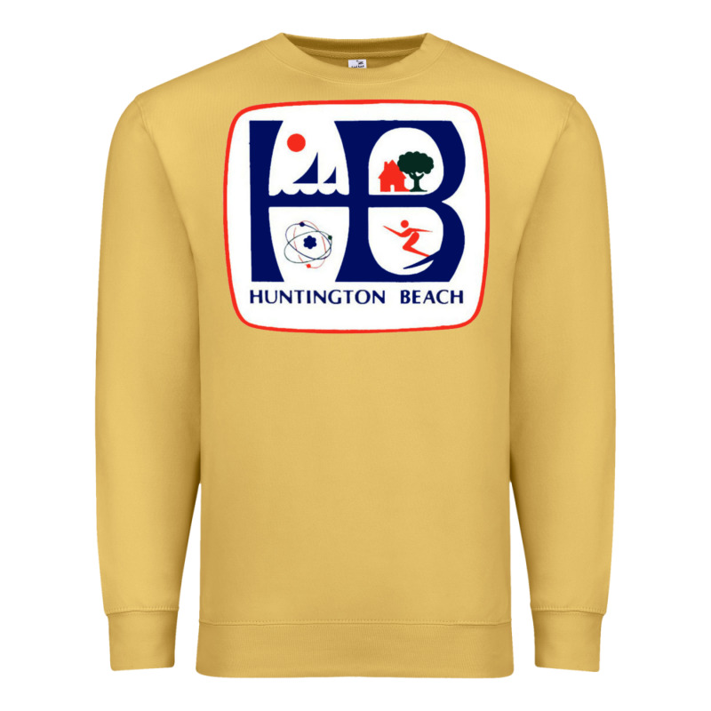 Coat Of Arms Of Huntington Beach Premium Sweatshirt by PixelWave | Teevron