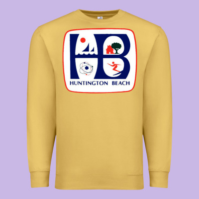 Coat Of Arms Of Huntington Beach Premium Sweatshirt Designed By Pixelwave