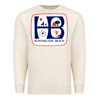 Sandshell Coat of arms of Huntington Beach Premium Sweatshirt - PixelWave