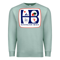 Seafoam Coat of arms of Huntington Beach Premium Sweatshirt - PixelWave