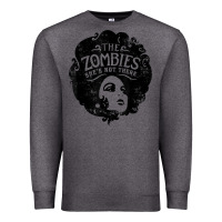Charcoal Heather the zombies   she's not there t shirt Premium Sweatshirt - PixelWave
