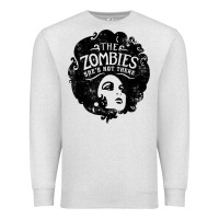 Oatmeal Heather the zombies   she's not there t shirt Premium Sweatshirt - PixelWave