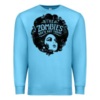 Ocean Blue the zombies   she's not there t shirt Premium Sweatshirt - PixelWave