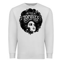 Dove Grey the zombies   she's not there t shirt Premium Sweatshirt - PixelWave