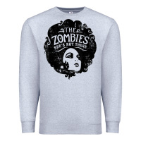 Heather Grey the zombies   she's not there t shirt Premium Sweatshirt - PixelWave