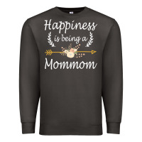 Smoke happiness is being a mommom  cute mothers day gifts Premium Sweatshirt - PixelWave