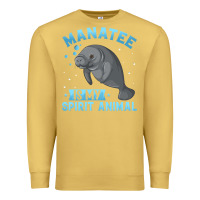 Antique Gold manatee gifts Premium Sweatshirt - PixelWave
