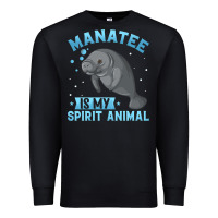 Black manatee gifts Premium Sweatshirt - PixelWave