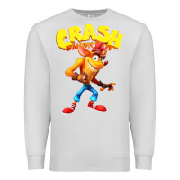 Dove Grey crash bandicoot Premium Sweatshirt - PixelWave