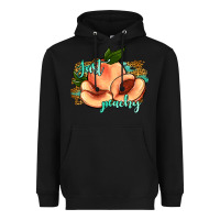 Black just peachy 2 Heavyweight Hoodie - JahusDesignShop