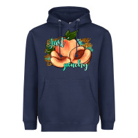 Navy just peachy 2 Heavyweight Hoodie - JahusDesignShop