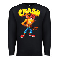 Black crash bandicoot Premium Sweatshirt - PixelWave