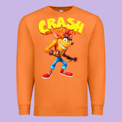 Crash Bandicoot Premium Sweatshirt Designed By Pixelwave