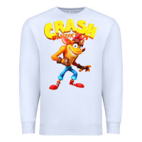 White crash bandicoot Premium Sweatshirt - PixelWave