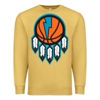 Antique Gold OKC Thunder Dreamcatcher 1 Premium Sweatshirt - PixelWave