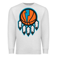 Oatmeal Heather OKC Thunder Dreamcatcher 1 Premium Sweatshirt - PixelWave