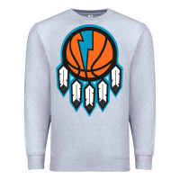 Heather Grey OKC Thunder Dreamcatcher 1 Premium Sweatshirt - PixelWave