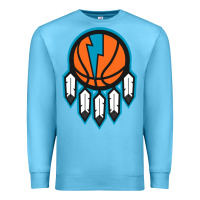 Ocean Blue OKC Thunder Dreamcatcher 1 Premium Sweatshirt - PixelWave