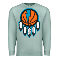 Seafoam OKC Thunder Dreamcatcher 1 Premium Sweatshirt - PixelWave