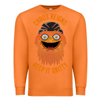 Carrot chaos reigns keep it gritty Premium Sweatshirt - PixelWave