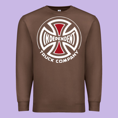 Independent Company Cross Skateboard Premium Sweatshirt Designed By Pixelwave