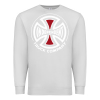 Dove Grey independent company cross skateboard Premium Sweatshirt - PixelWave