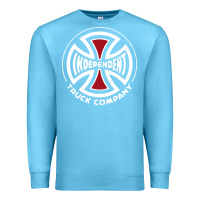 Ocean Blue independent company cross skateboard Premium Sweatshirt - PixelWave