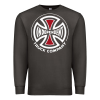 Smoke independent company cross skateboard Premium Sweatshirt - PixelWave