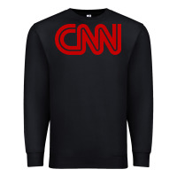 Black cnn media company Premium Sweatshirt - PixelWave