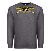 Charcoal Heather anti hero skateboards Premium Sweatshirt - PixelWave