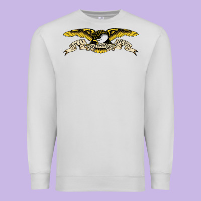 Anti Hero Skateboards Premium Sweatshirt Designed By Pixelwave