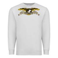 Dove Grey anti hero skateboards Premium Sweatshirt - PixelWave