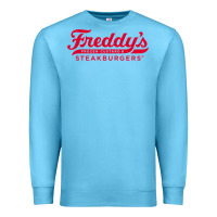 Ocean Blue freddy's frozen custard & steakburgers Premium Sweatshirt - PixelWave