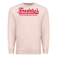 Pale Pink freddy's frozen custard & steakburgers Premium Sweatshirt - PixelWave