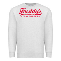 Oatmeal Heather freddy's frozen custard & steakburgers Premium Sweatshirt - PixelWave