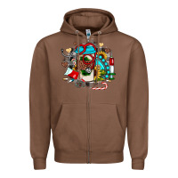 Chestnut Christmas sunflower gemstone nurse Zipper Hoodie - JahusDesignShop